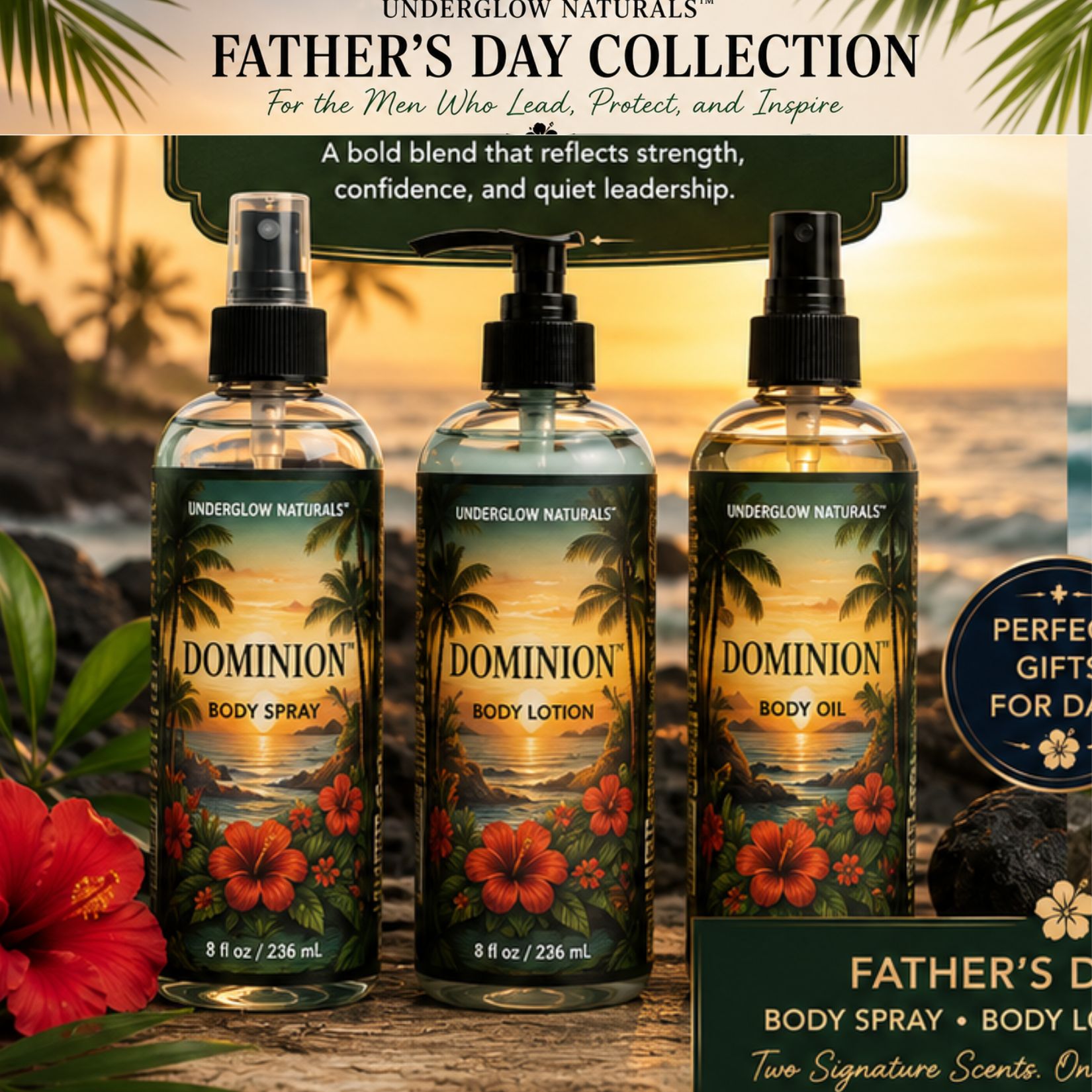 Dominion for Men Body Collection Set